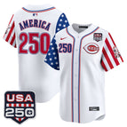 White / #250 America / S