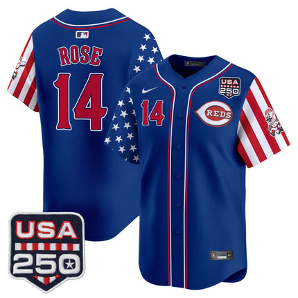 Men's Cincinnati Reds "America250 Edition" Vapor Premier Limited Jersey - All Stitched