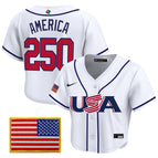 White / #250 America / S