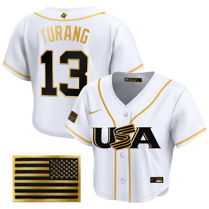 Women's Team USA World Baseball Classic Crop Top Baseball Jersey - All Stitched