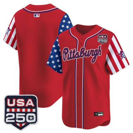 Men's Pittsburgh Pirates "America250 Edition" Vapor Premier Limited Jersey - All Stitched