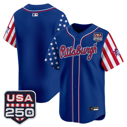 Men's Pittsburgh Pirates "America250 Edition" Vapor Premier Limited Jersey - All Stitched
