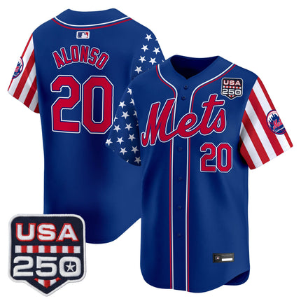 Men's New York Mets "America250 Edition" Vapor Premier Limited Jersey - All Stitched