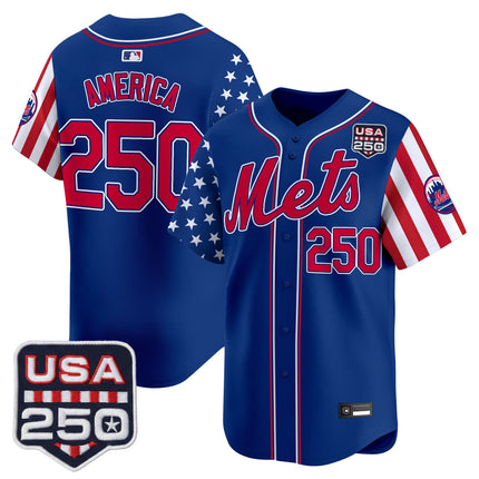 Men's New York Mets "America250 Edition" Vapor Premier Limited Jersey - All Stitched