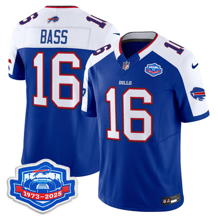 Men's Buffalo Bills 1973 - 2025 Farewell Season Patch Vapor Limited Jersey - All Stitched