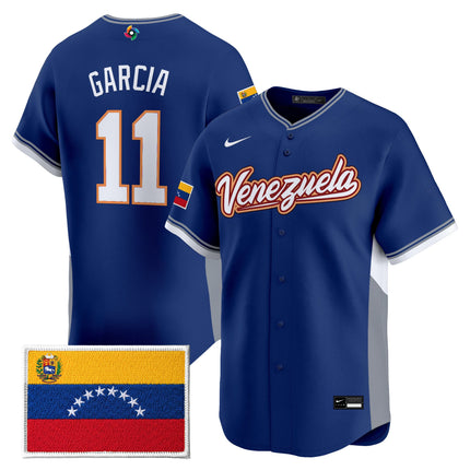 Men's Team Venezuela World Baseball Classic Gold Vapor Premier Jersey - All Stitched