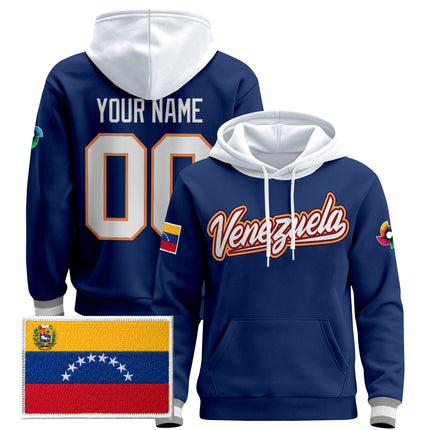 Team Venezuela 2026 World Baseball Classic Vapor Premier Custom Hoodie - All Stitched