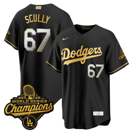 Men's Los Angeles Dodgers "Gold Collection" Premier Limited Jersey - All Stitched
