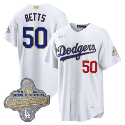 Men's Los Angeles Dodgers "Gold Collection" Premier Limited Jersey - All Stitched