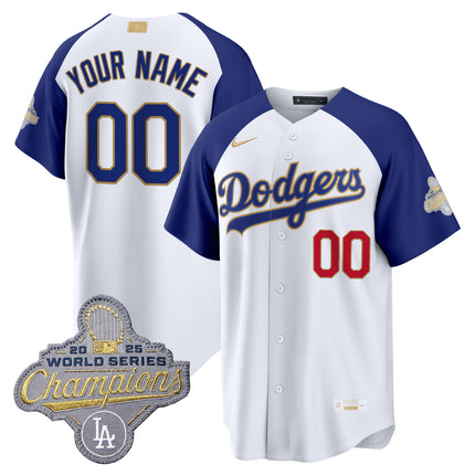 Los Angeles Dodgers "Gold Collection" Premier Limited Custom Jersey - All Stitched