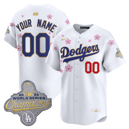 Los Angeles Dodgers "Tokyo Series x Gold Collection" Vapor Premier Limited Custom Jersey - All Stitched