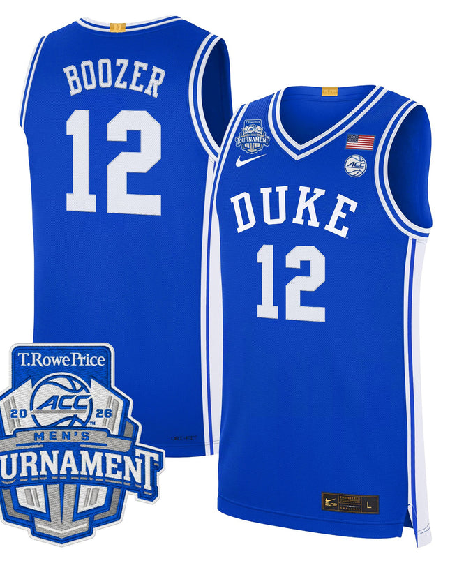Men's Duke Blue Devils 2026 ACC Conference Tournament Champions Basketball Jersey - All Stitched
