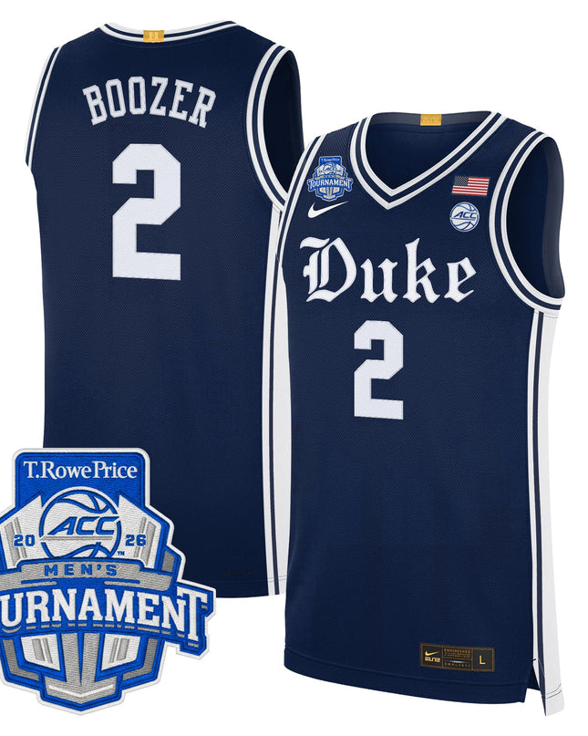 Men's Duke Blue Devils 2026 ACC Conference Tournament Champions Basketball Jersey - All Stitched