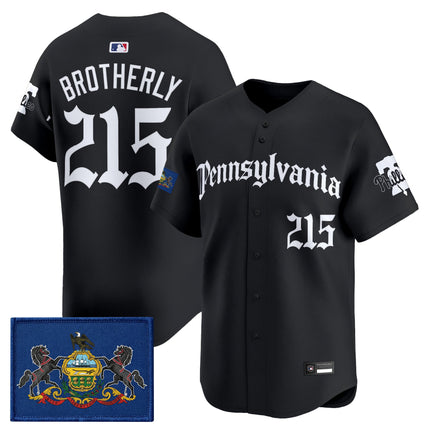 Men's Phillies 'Pennsylvania Gothic Edition' Vapor Premier Limited Jersey - All Stitched