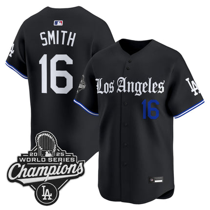 Los Angeles Dodgers "Gothic Edition" Vapor Premier Limited Jersey - All Stitched