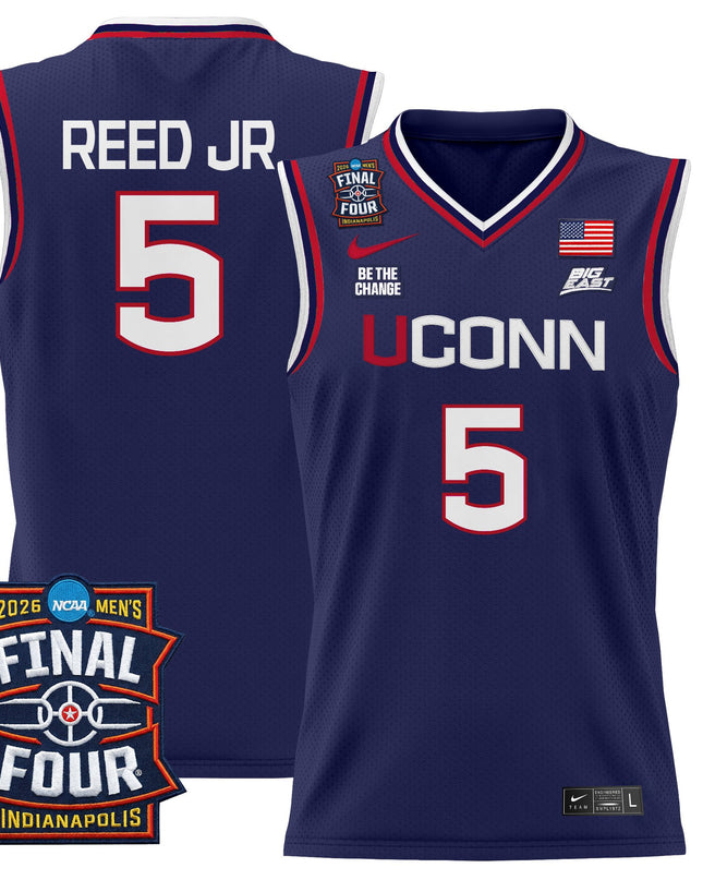 Men's UConn Huskies 2026 Final Four Patch Basketball Jersey - All Stitched