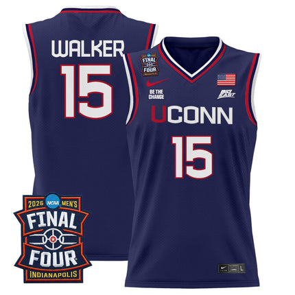 Men's UConn Huskies 2026 Final Four Patch Basketball Jersey - All Stitched