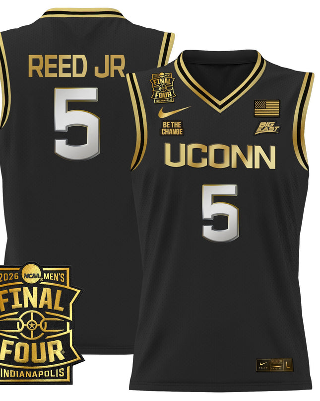 Men's UConn Huskies 2026 Final Four Patch Basketball Jersey - All Stitched