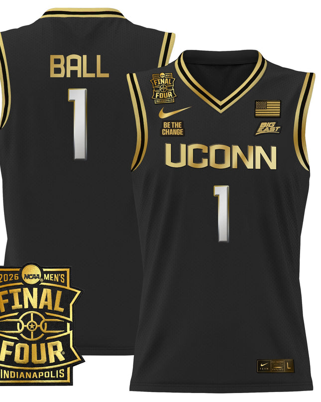 Men's UConn Huskies 2026 Final Four Patch Basketball Jersey - All Stitched