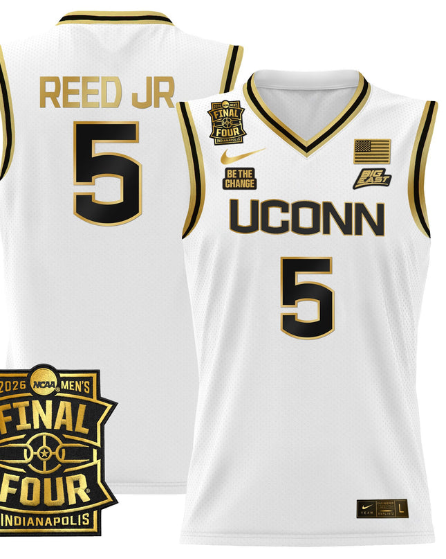 Men's UConn Huskies 2026 Final Four Patch Basketball Jersey - All Stitched