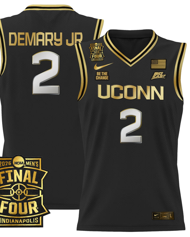 Men's UConn Huskies 2026 Final Four Patch Basketball Jersey - All Stitched