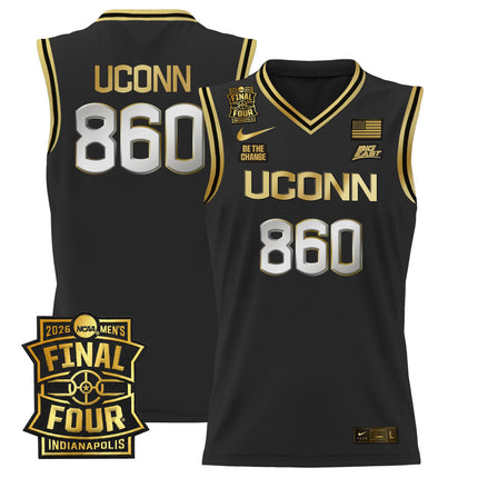 Men's UConn Huskies 2026 Final Four Patch Basketball Jersey - All Stitched