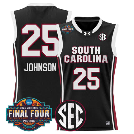 Men's Size South Carolina Gamecocks 2026 Women's Tournament Final Four Basketball Jersey - All Stitched