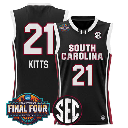 Men's Size South Carolina Gamecocks 2026 Women's Tournament Final Four Basketball Jersey - All Stitched