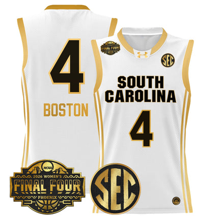 Men's Size South Carolina Gamecocks 2026 Women's Tournament Final Four Basketball Jersey - All Stitched
