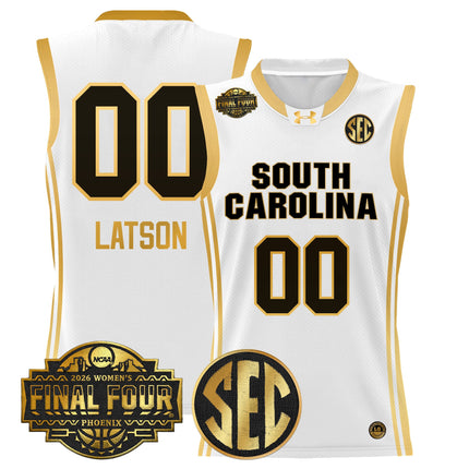 Men's Size South Carolina Gamecocks 2026 Women's Tournament Final Four Basketball Jersey - All Stitched