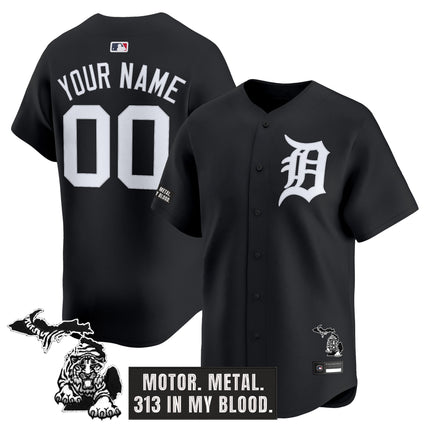 Detroit Tigers 'Old English Edition' Vapor Premier Limited Custom Jersey - All Stitched