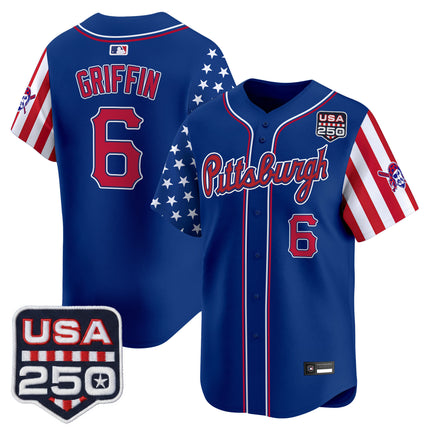 Men's Pittsburgh Pirates "America250 Edition" Vapor Premier Limited Jersey - All Stitched