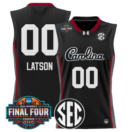 Men's Size South Carolina Gamecocks 2026 Women's Tournament Final Four Basketball Jersey - All Stitched