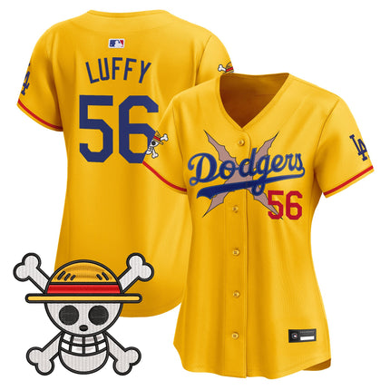 Women's Los Angeles Dodgers x One Piece Vapor Premier Limited Jersey - Stitched