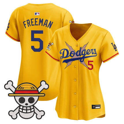 Women's Los Angeles Dodgers x One Piece Vapor Premier Limited Jersey - Stitched