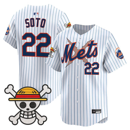 Men's New York Mets x One Piece Vapor Premier Limited Jersey - Stitched
