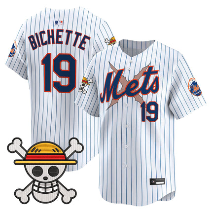 Men's New York Mets x One Piece Vapor Premier Limited Jersey - Stitched
