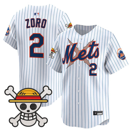 Men's New York Mets x One Piece Vapor Premier Limited Jersey - Stitched