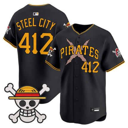 Men's Pittsburgh Pirates x One Piece Vapor Premier Limited Jersey - Stitched