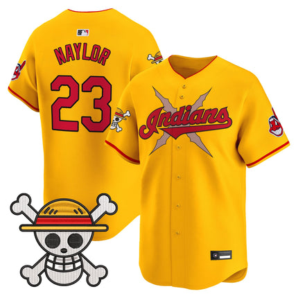 Men's Cleveland Indians x One Piece Vapor Premier Limited Jersey - Stitched