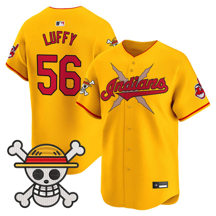 Men's Cleveland Indians x One Piece Vapor Premier Limited Jersey - Stitched