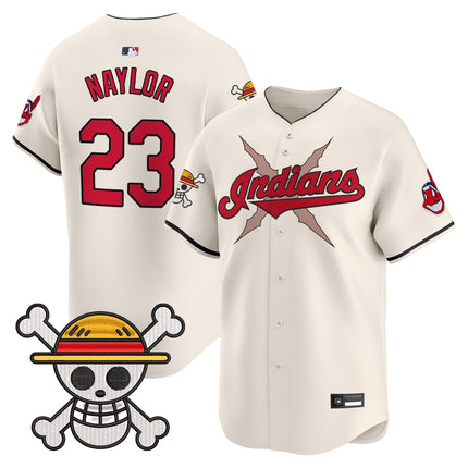 Men's Cleveland Indians x One Piece Vapor Premier Limited Jersey - Stitched