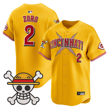 Men's Cincinnati Reds x One Piece Vapor Premier Limited Jersey - Stitched