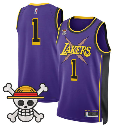 Men's Los Angeles Lakers x One Piece Swingman Jersey - Stitched