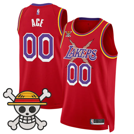 Men's Los Angeles Lakers x One Piece Swingman Jersey - Stitched
