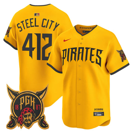 Men's Pittsburgh Pirates 2026 City Connect Vapor Premier Limited Jersey - All Stitched