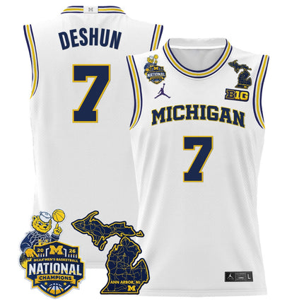Michigan Wolverines Customized Basketball Jersey - All Stitched
