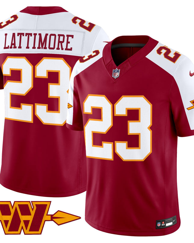 Men's Washington Commanders Throwback Vapor Limited Jersey - All Stitched