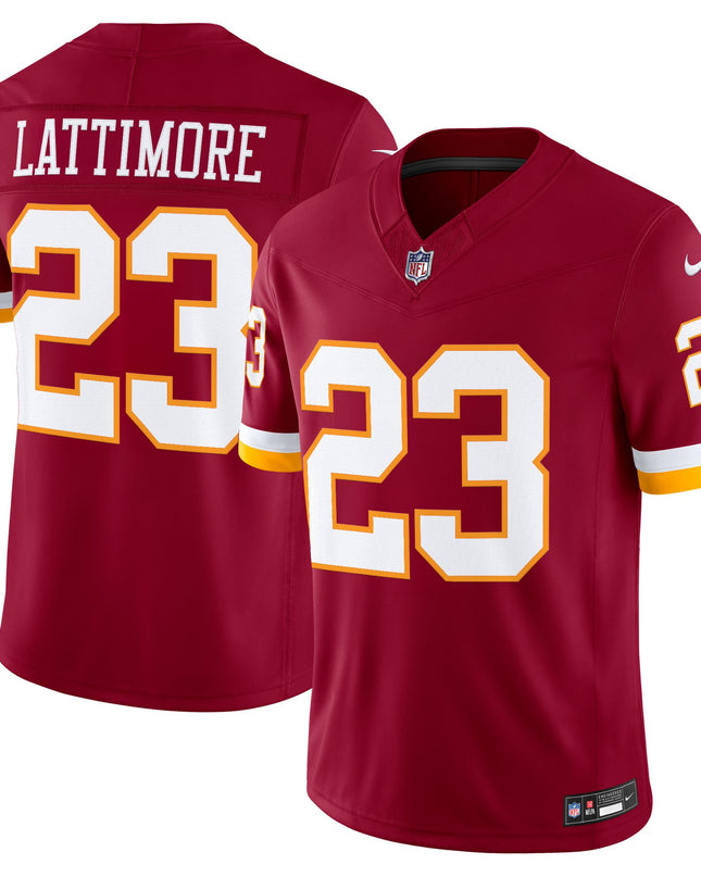 Men's Washington Commanders Throwback Vapor Limited Jersey - All Stitched