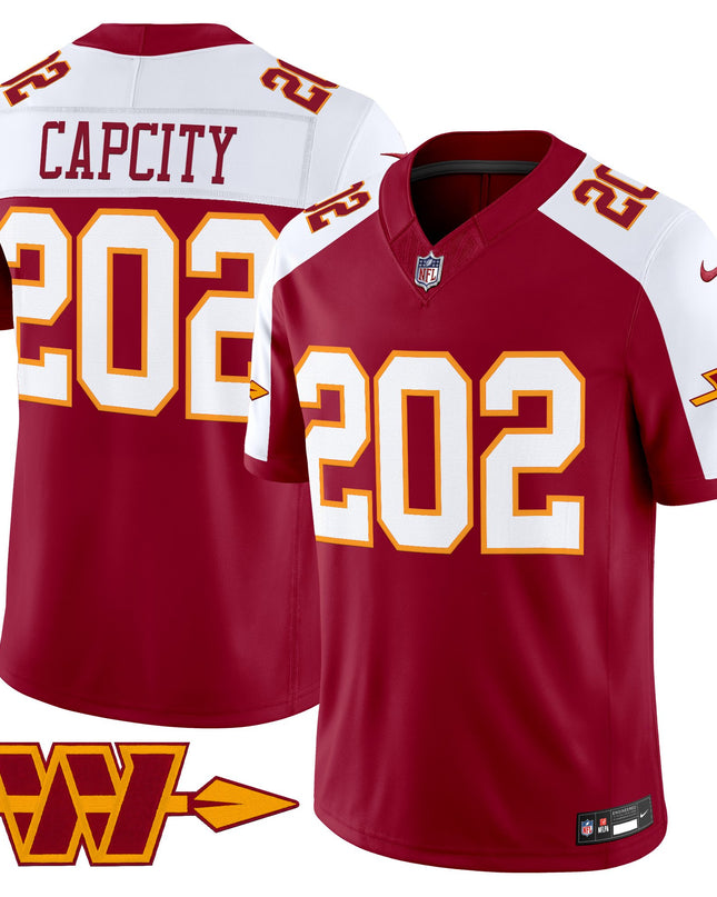 Men's Washington Commanders Throwback Vapor Limited Jersey - All Stitched